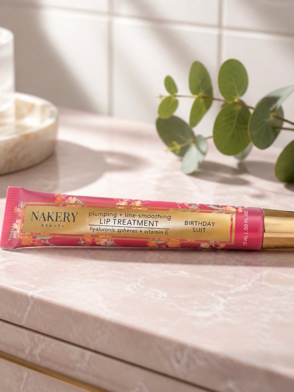Nakery Beauty Birthday Suit Plumping Lip Treatment - Pink